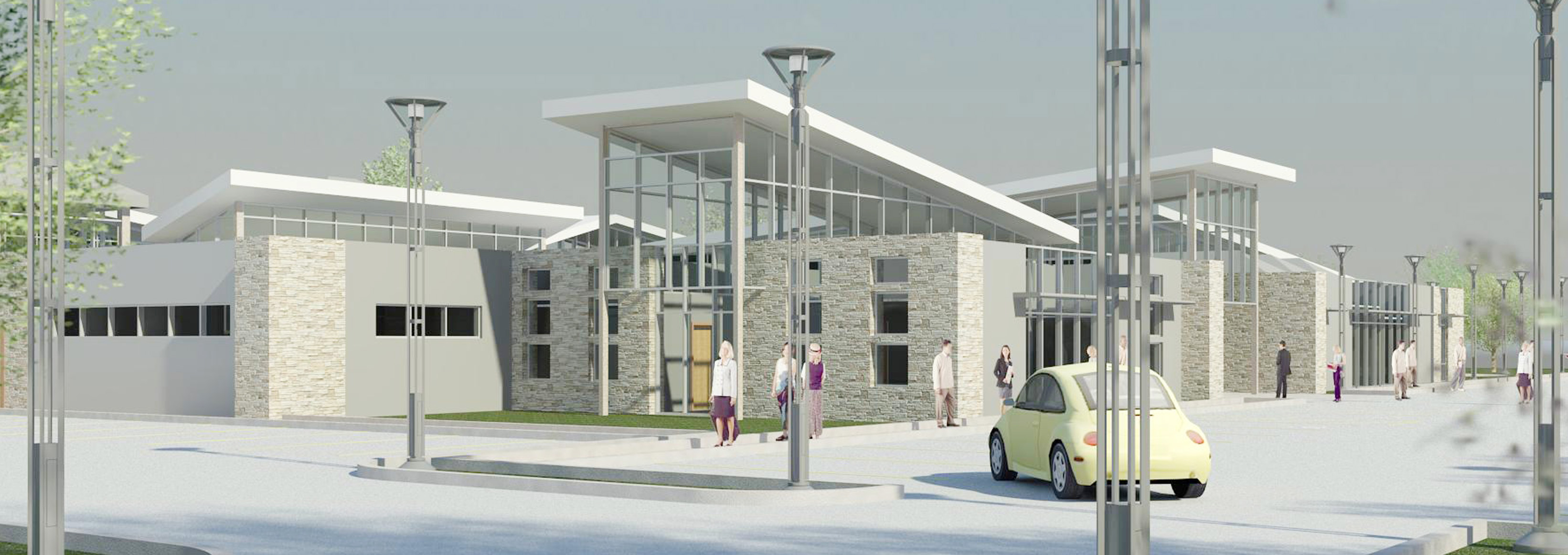 Community Center Entrance View